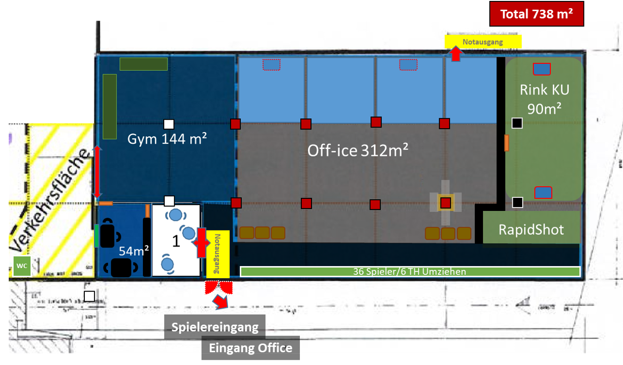 Layout Halle (Planung)